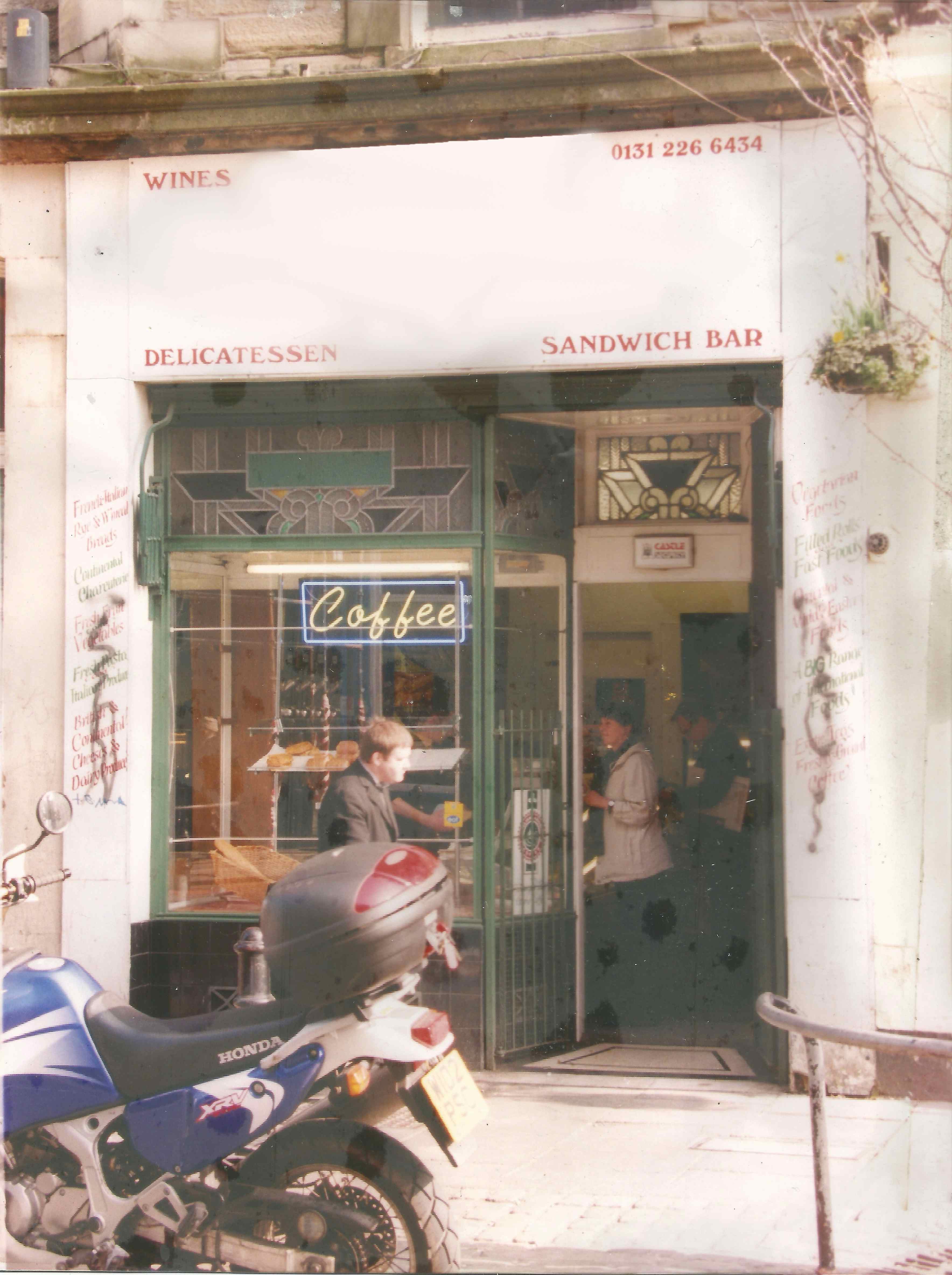Background image of the cafe
